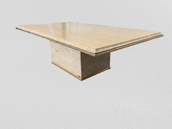 Image 1 of Couchtisch aus Travertin von Fedam