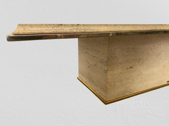 Image 1 of Couchtisch aus Travertin von Fedam