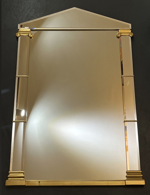 Deknudt Spiegel vintage gold facettiert