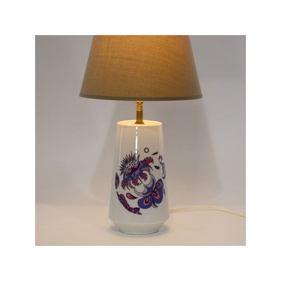 Image 1 of Keramiklampe "acapulco" von Limoges, Frankreich 1950er Jahre