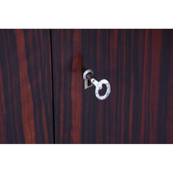 Image 1 of Vintage Art Deco Sekretär aus Opaxitglas, Tschechoslowakei 1930