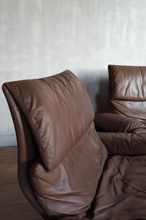 Image 1 of 2x Sessel und Ottoman Saporiti