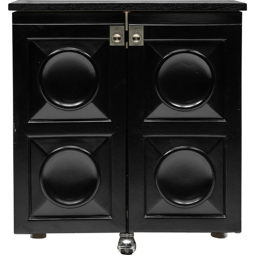 Vintage Barwagen aus Holz von De Coene, 1970er Jahre