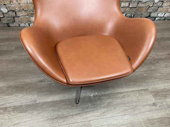 Image 1 of Fritz Hansen Egg Chair Cognac