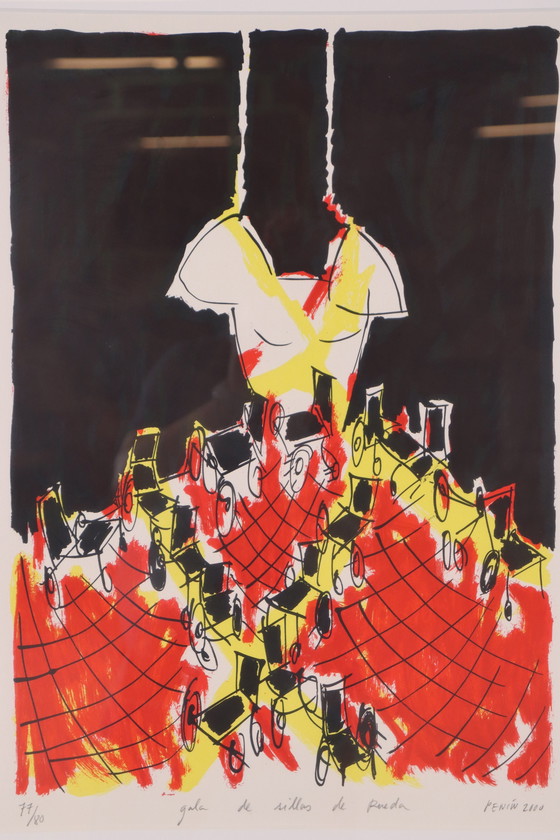 Image 1 of Siebdruck von Luis Penin W50