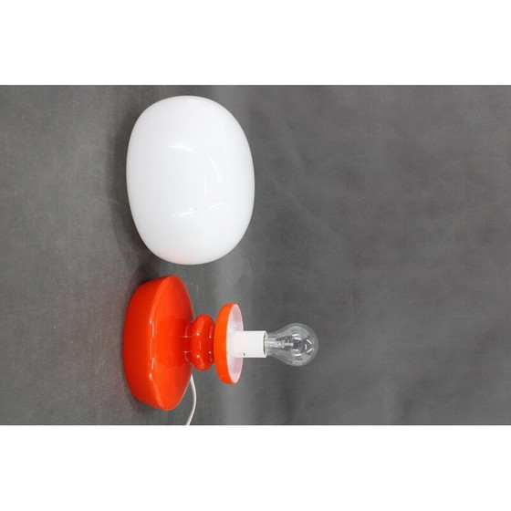 Image 1 of Tischlampe aus Opalglas von Stepan Tabery, Tschechoslowakei 1970