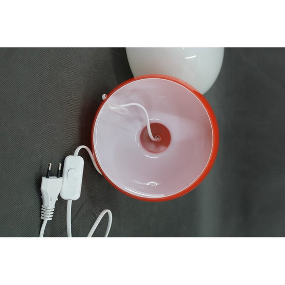 Image 1 of Tischlampe aus Opalglas von Stepan Tabery, Tschechoslowakei 1970