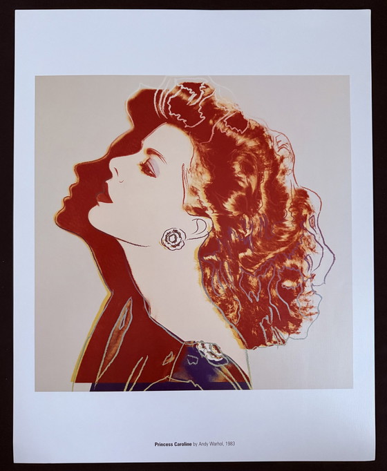Image 1 of Andy Warhol: "Prinzessin Caroline, 1983". ©2007 Andy Warhol Foundation For The Visual Arts, New York.