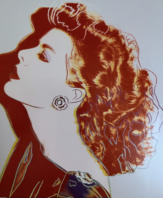 Image 1 of Andy Warhol: "Prinzessin Caroline, 1983". ©2007 Andy Warhol Foundation For The Visual Arts, New York.