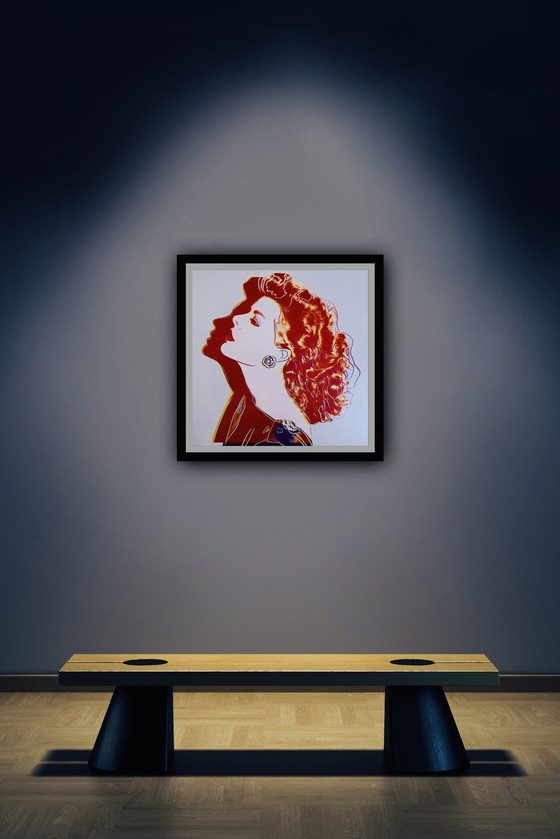 Image 1 of Andy Warhol: "Prinzessin Caroline, 1983". ©2007 Andy Warhol Foundation For The Visual Arts, New York.