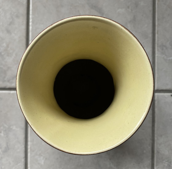 Image 1 of Höhr-Grenzhause Vase von Marzi & Remy Dekor Venedig Modell 1019/35 1950er Jahre