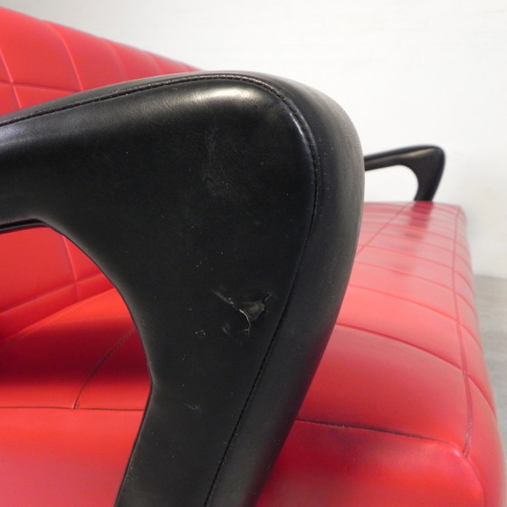 Image 1 of Skai Gepolstertes Rockabilly Sofa, 50er Jahre