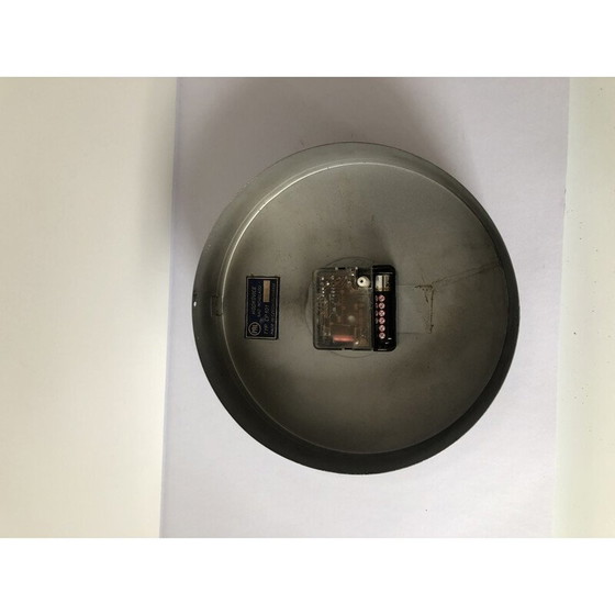 Image 1 of Vintage Industrie-Wanduhr, Tschechoslowakei 1960er Jahre