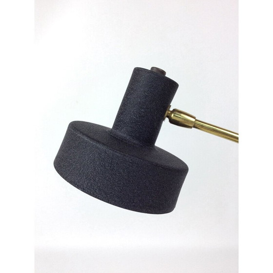 Image 1 of Vintage-Lampe aus Aluminium und Messing - 1950er Jahre