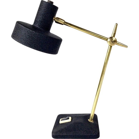 Image 1 of Vintage-Lampe aus Aluminium und Messing - 1950er Jahre