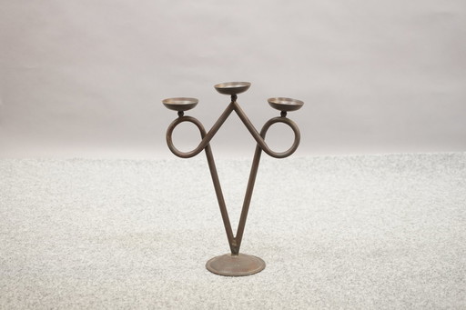 Brutalistischer Vintage Kerzenständer, 1960er