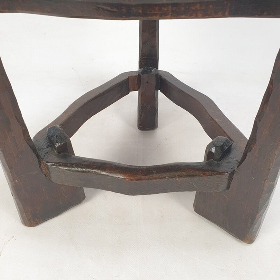 Image 1 of Mid Century Stuhl und Tisch aus Holz, 1950er Jahre