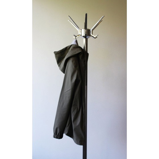 Image 1 of Vintage-Garderobe aus verchromtem Metall, 1970