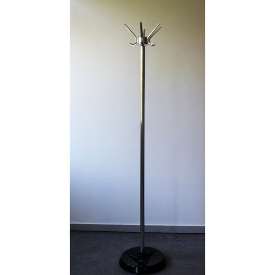 Image 1 of Vintage-Garderobe aus verchromtem Metall, 1970