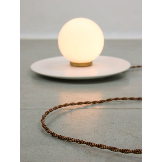 Image 1 of Weiße Keramik-Wandlampe im Vintage-Stil