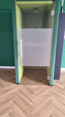 Stilvolle Bürokabine