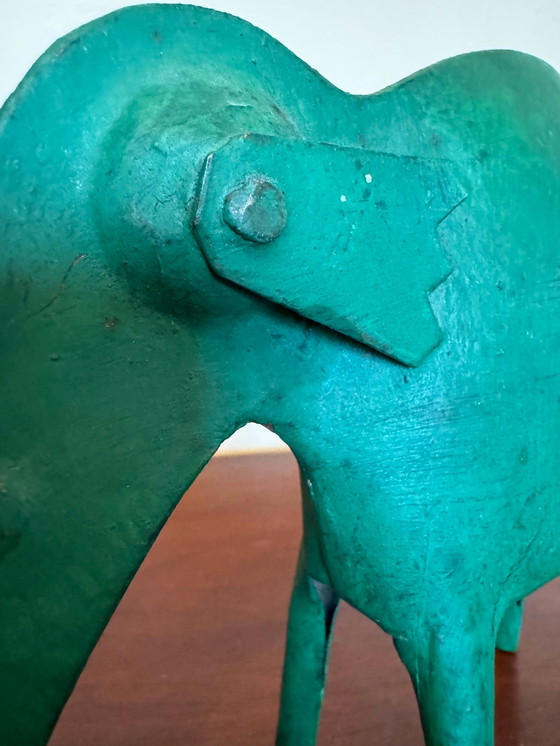 Image 1 of Metallskulptur Elefant 50er Jahre