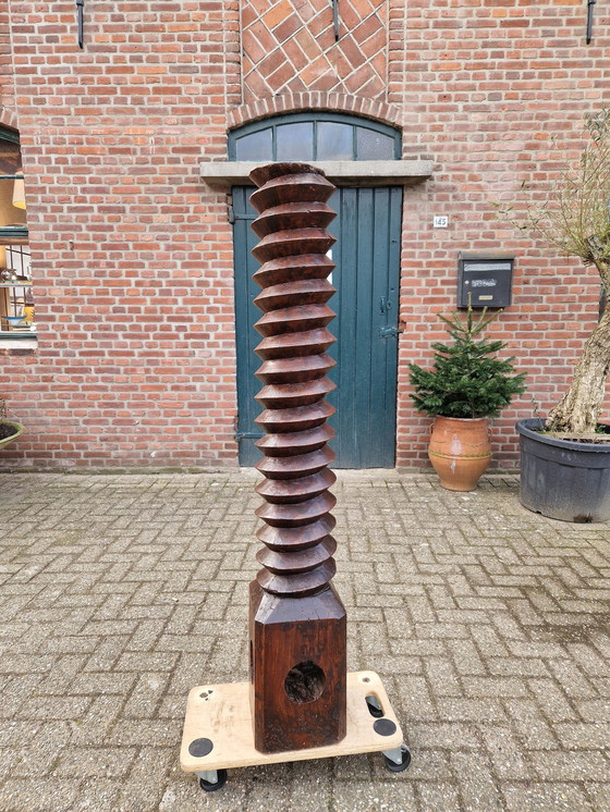 Image 1 of Antike Weinpresse, Frankreich 19. Jahrhundert