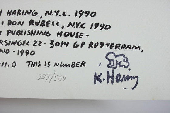 Image 1 of Gegen alle Widrigkeiten von Keith Haring, 20 Zeichnungen. 1989