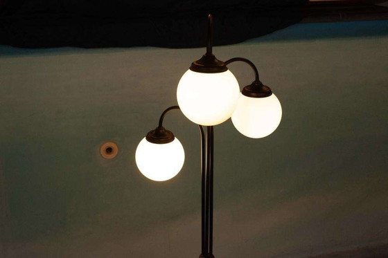 Image 1 of Space Age Wasserfall Stehleuchte Glas, minimalistische Stehleuchte