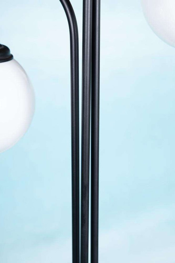 Image 1 of Space Age Wasserfall Stehleuchte Glas, minimalistische Stehleuchte