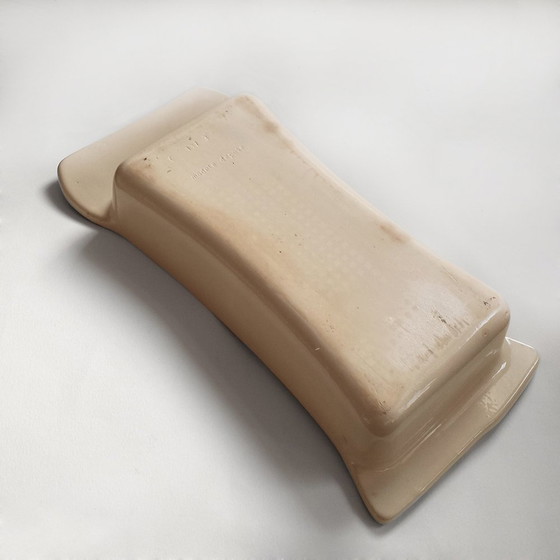 Image 1 of Vintage French Asparagus Keramik Auflaufform