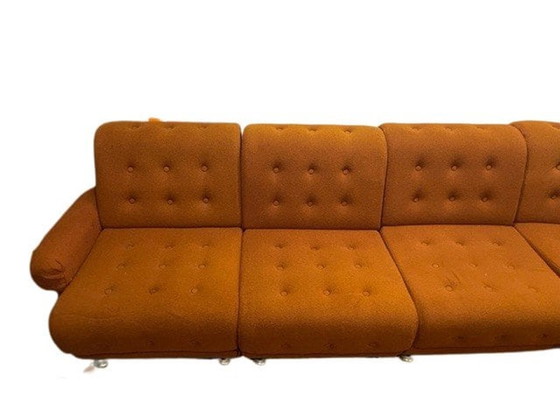 Image 1 of Großes 8-Sitzer-Ecksofa Tatra Nabytok braun