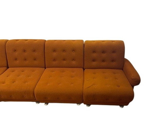 Image 1 of Großes 8-Sitzer-Ecksofa Tatra Nabytok braun