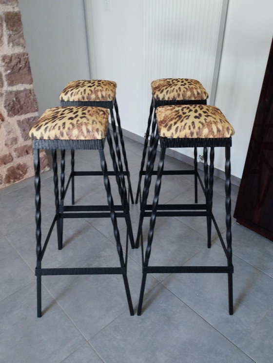 Image 1 of 4 Brutalistische Hocker Von 1950