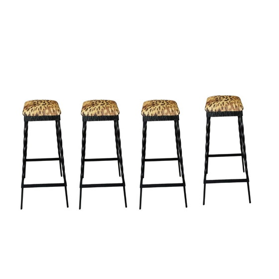 Image 1 of 4 Brutalistische Hocker Von 1950