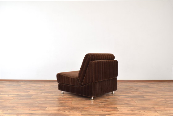 Image 1 of Mid Century Deutscher Loungesessel, 1970er Jahre.