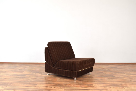 Image 1 of Mid Century Deutscher Loungesessel, 1970er Jahre.