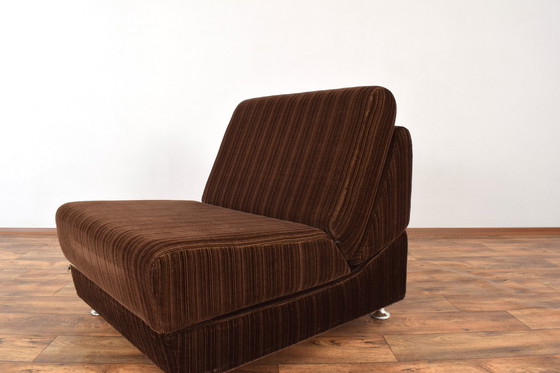 Image 1 of Mid Century Deutscher Loungesessel, 1970er Jahre.