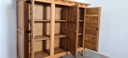 Brutalistisches Eichenholz-Highboard