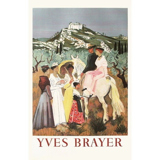 Vintage-Plakat "en Provence" von Yves Brayer, 1962