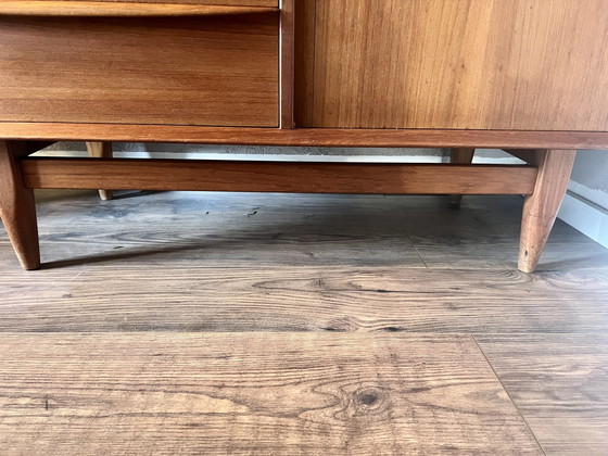 Image 1 of Svend Åge Madsen Für Falster. 1960er Jahre Scandinavian Modern Design - Herrentruhe/ Highboard.