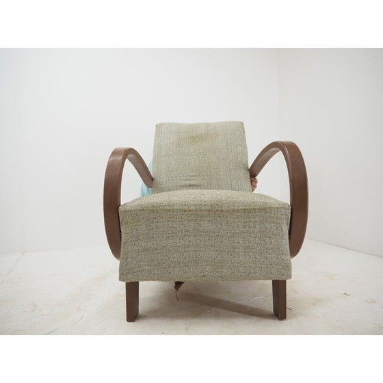 Image 1 of Vintage Art Deco Sessel, Tschechoslowakei 1940er Jahre