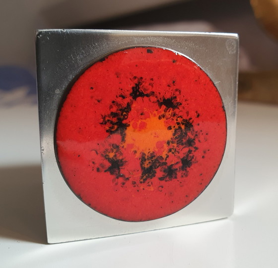 Image 1 of Vier Vintage Retro-Garderobenhaken oder Griffe