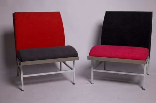 2x Ettore Sotsass Niedrige Sitze