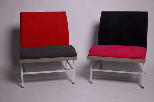 2x Ettore Sotsass Niedrige Sitze