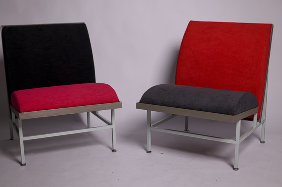 Image 1 of 2x Ettore Sotsass Niedrige Sitze