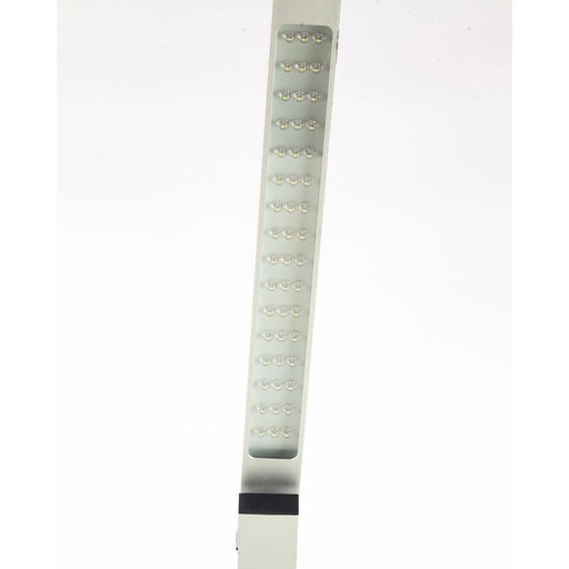 Vintage aluminum and plastic table lamp, Germany 1980