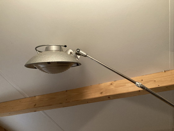 Image 1 of Ikonische industrielle Stehlampe Solere 50er Jahre Design von Ferdinand Solere