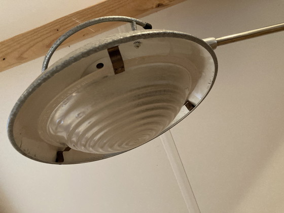 Image 1 of Ikonische industrielle Stehlampe Solere 50er Jahre Design von Ferdinand Solere