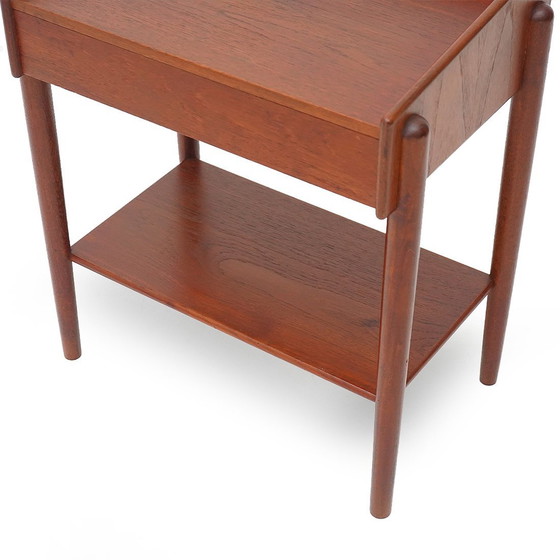 Image 1 of Paar Nachttische von Børge Mogensen für Soborg Mobler, 1950er Jahre